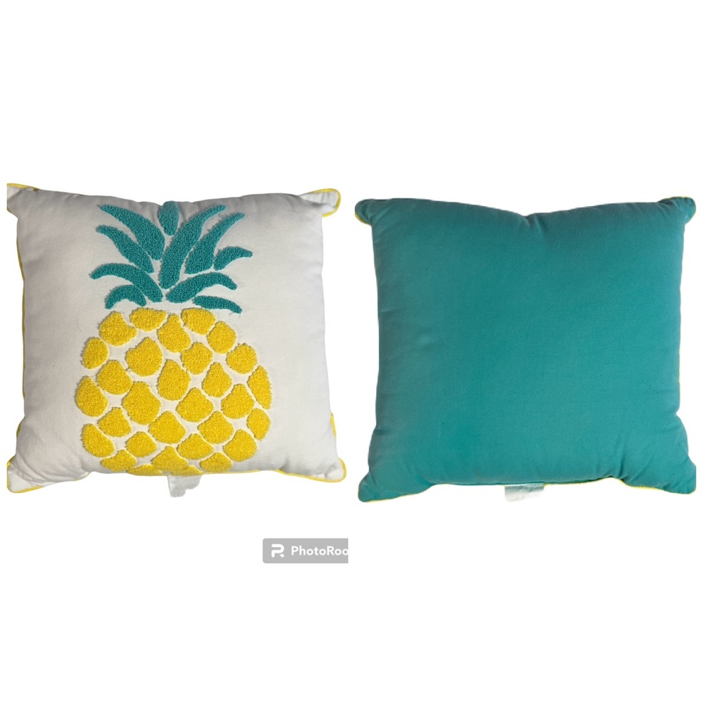 NWOT Inside/Outside Pineapple Pillow